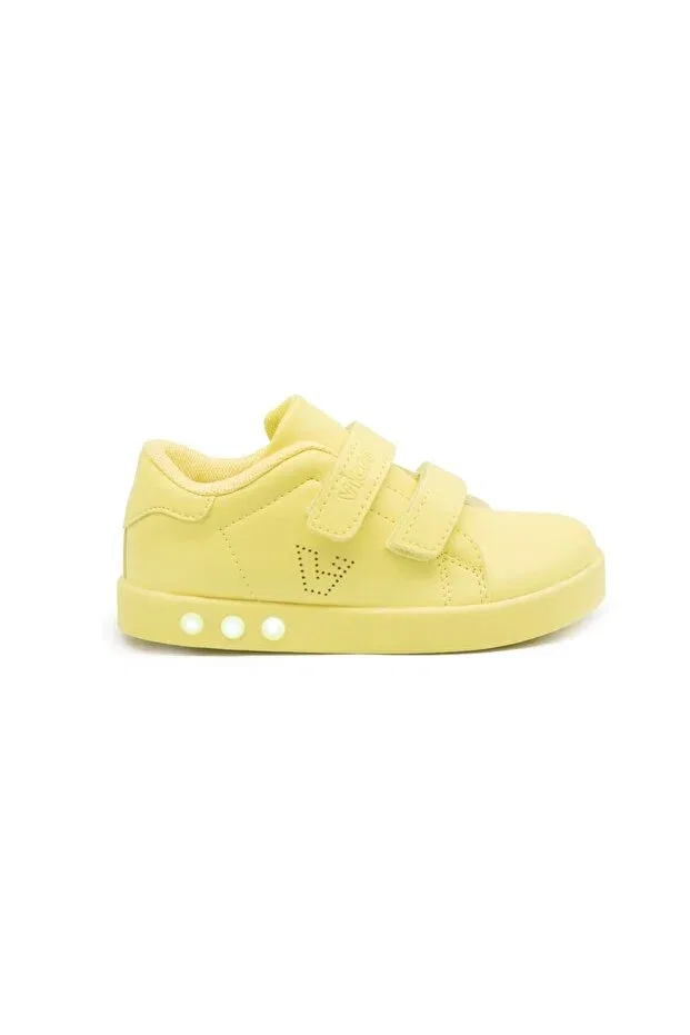 Детские туфли для девочек с подсветкой Vicco, Yellow — фото 2