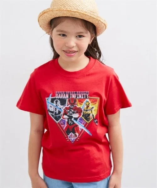 Детская футболка с принтом, модель Gavan Infinity QUNTSTYLE, Red