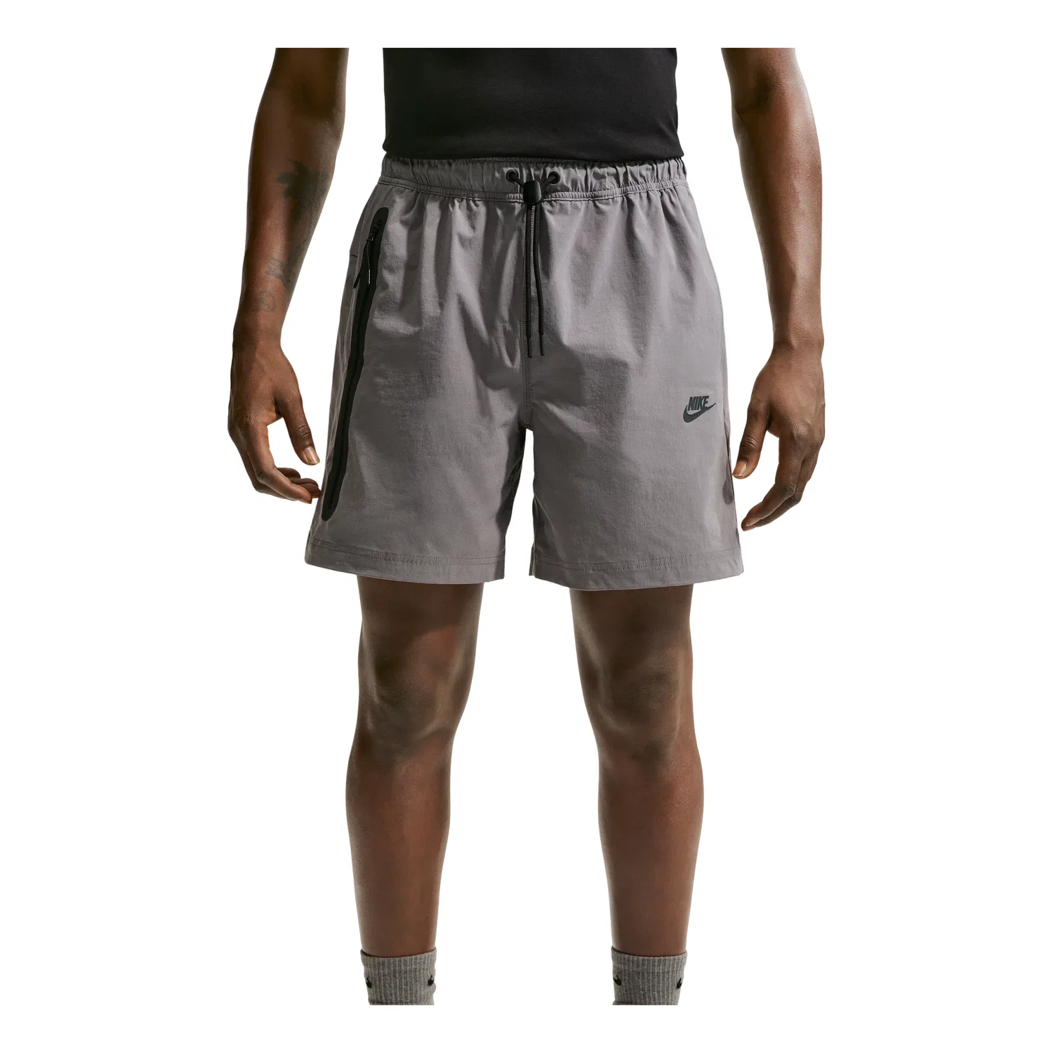 Мужские шорты с принтом Nike Tech Woven Shorts 'Pencil Point Blue Crystal', серый