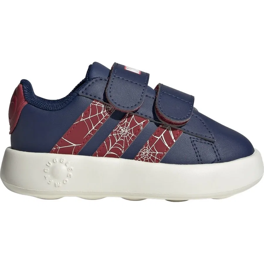 Кроссовки детские с 3D-логотипом Spider-Man adidas x Marvel Spider-Man Grand Court Shoes Kids, Синий