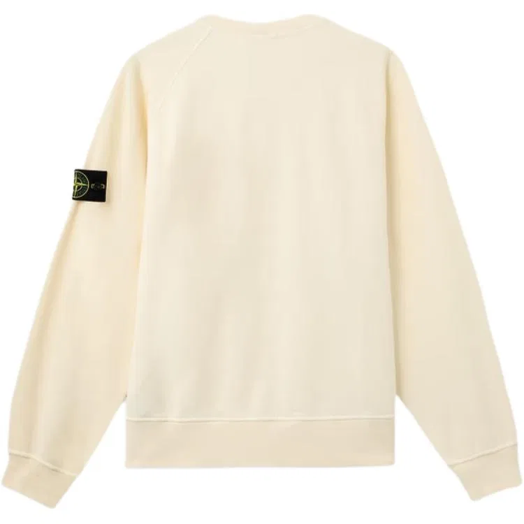 Мужской свитшот с круглым вырезом Stone Island, Ivory — фото 3