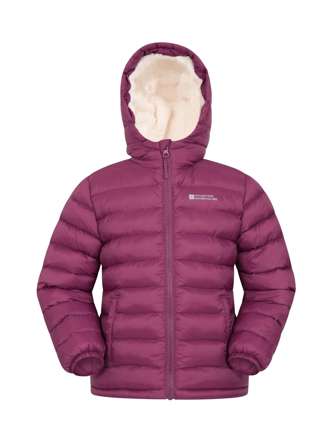Куртка утепленная с меховой подкладкой Mountain Warehouse Seasons, розовая