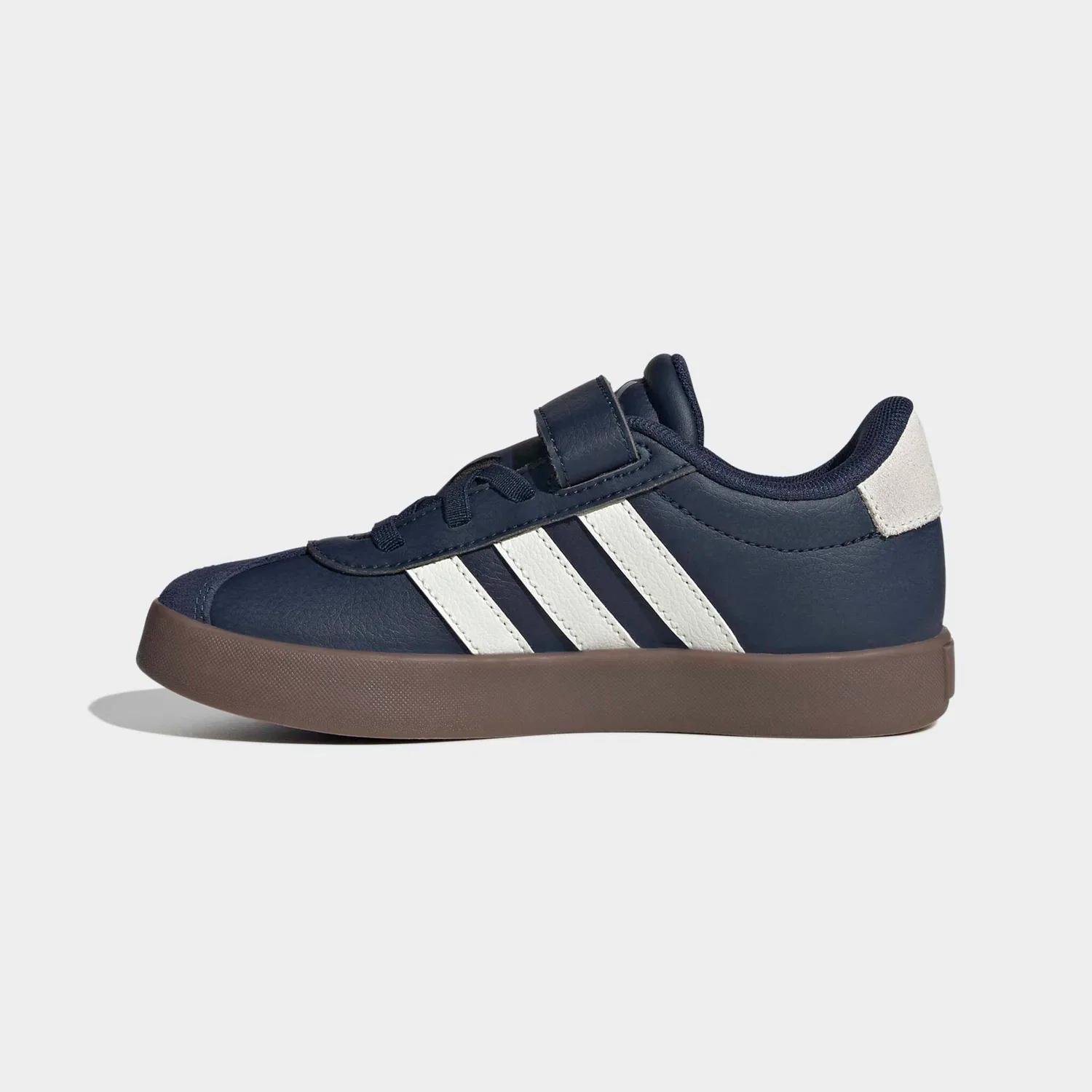 Детские спортивные кроссовки в стиле скейт Adidas Sportswear, Night Indigo/Core White — фото 3