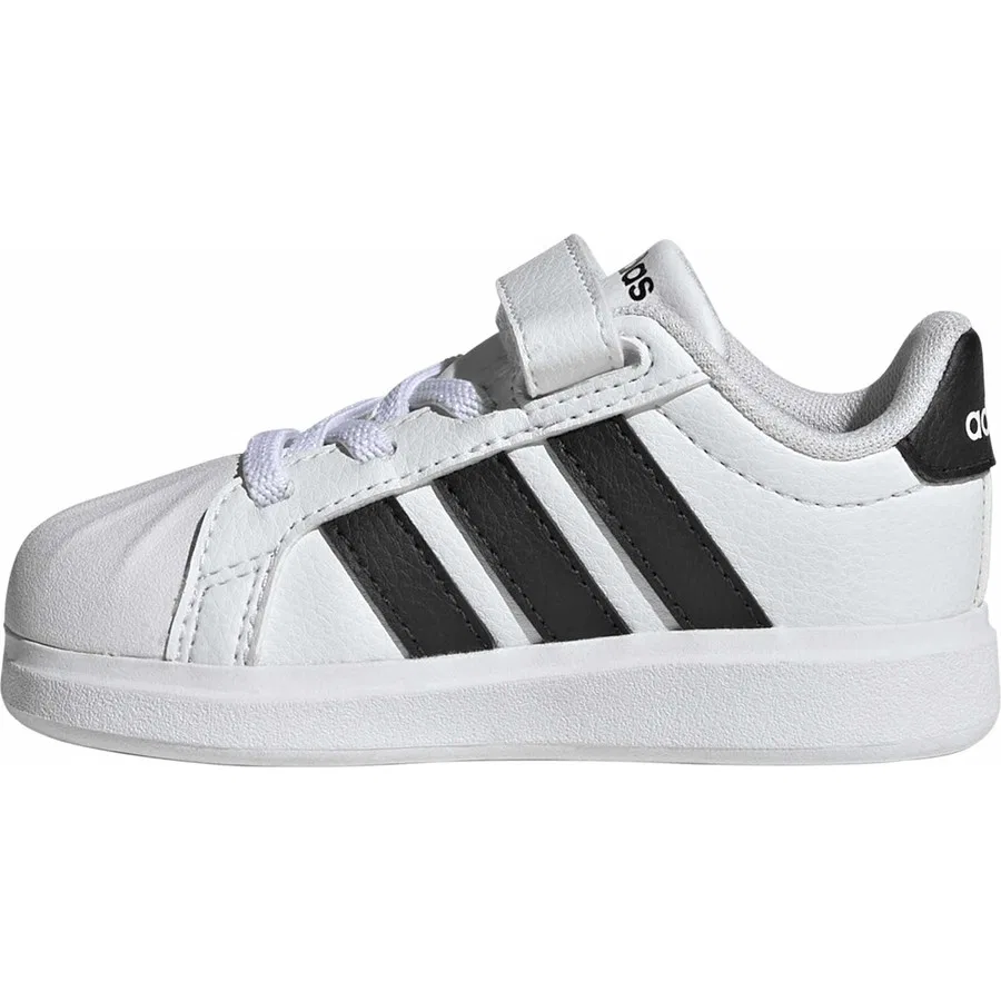 Детские спортивные кроссовки с шнуровкой Streettalk El I adidas, Белый — фото 2