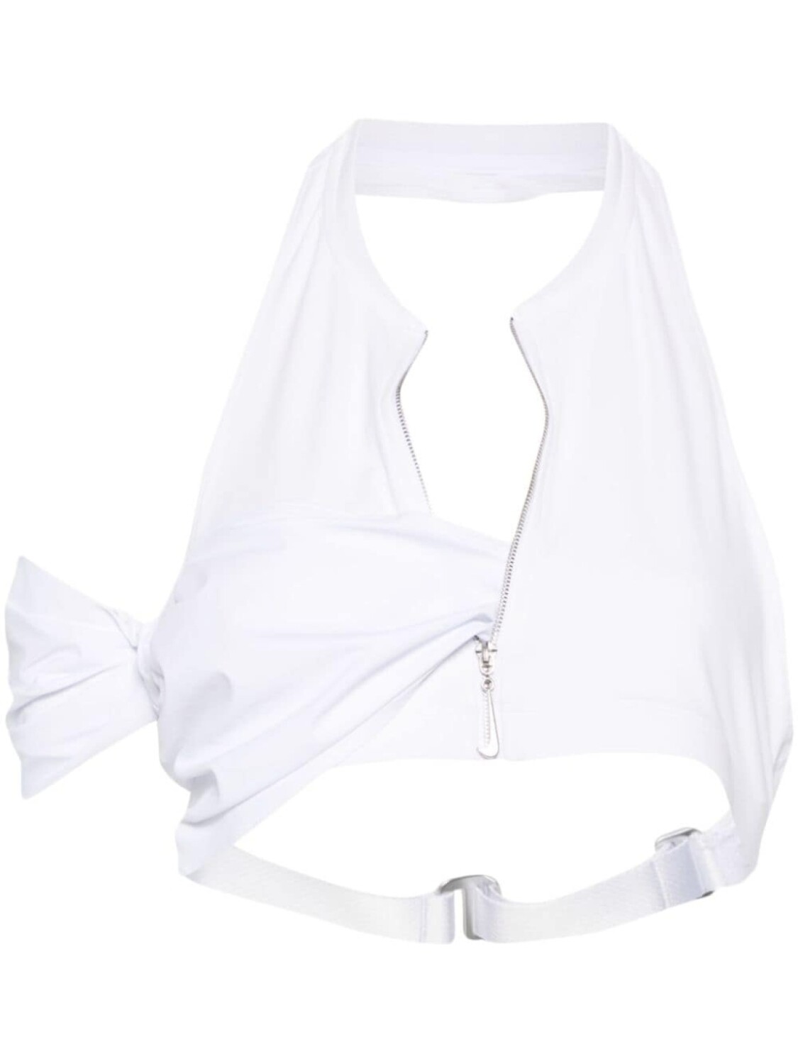 

Nike укороченный топ асимметричного кроя из коллаборации с Jacquemus, белый