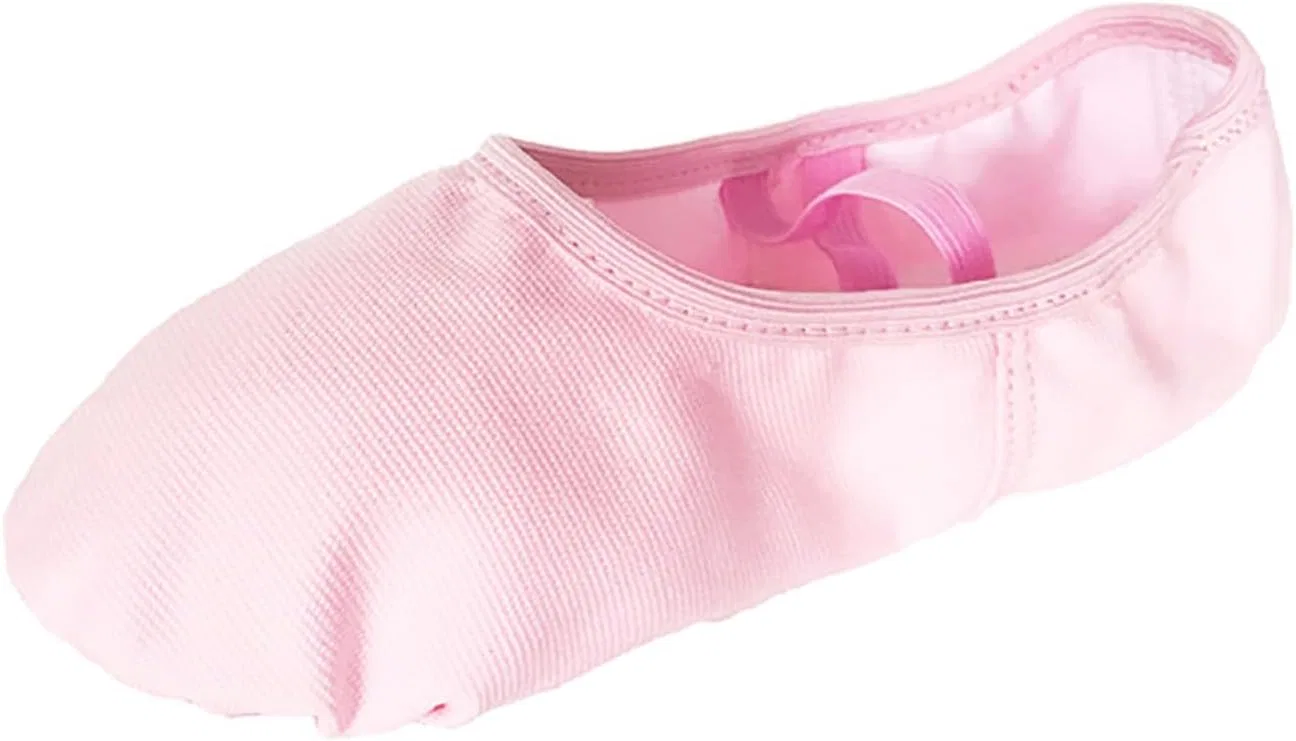 Детские балетки для девочек из атласа и мягкой кожи, легкие, модель Toddler Ballet Shoes — фото 4
