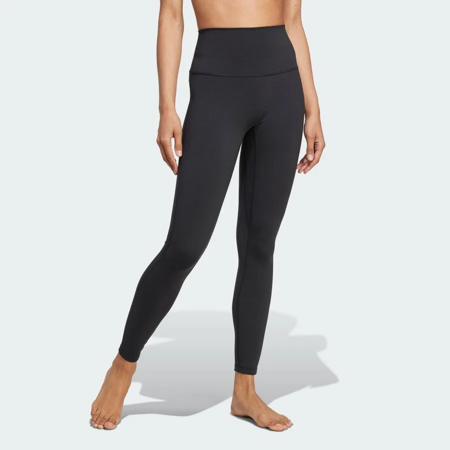 Леггинсы с высоким поясом All Me Sculpt 7/8 adidas, Черный