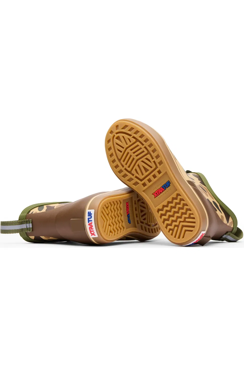 Детские ботинки водонепроницаемые Deck Boot XTRATUF, Duck Camo/Beige/Bison — фото 4