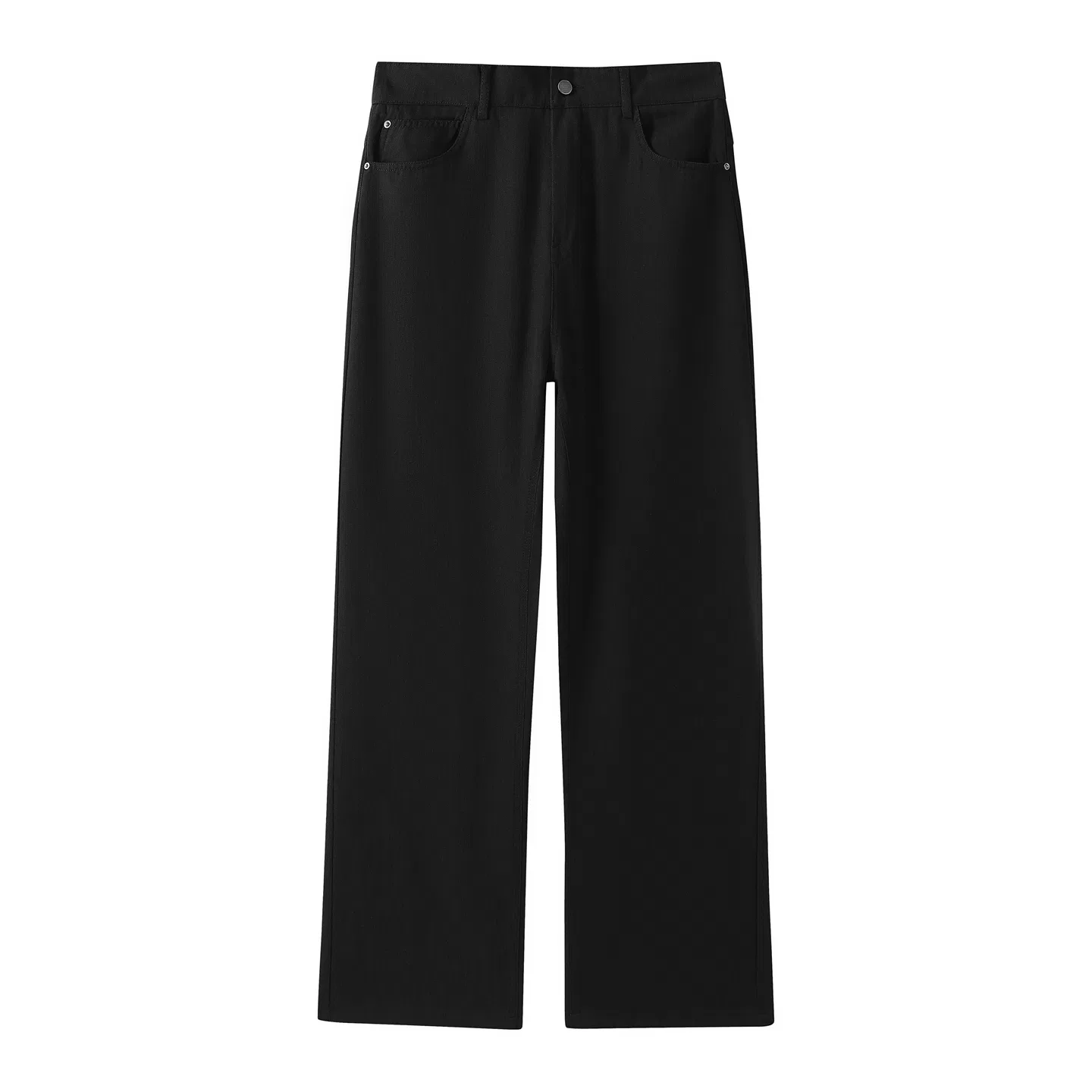 Детские брюки прямого кроя из твила Red bean, Black