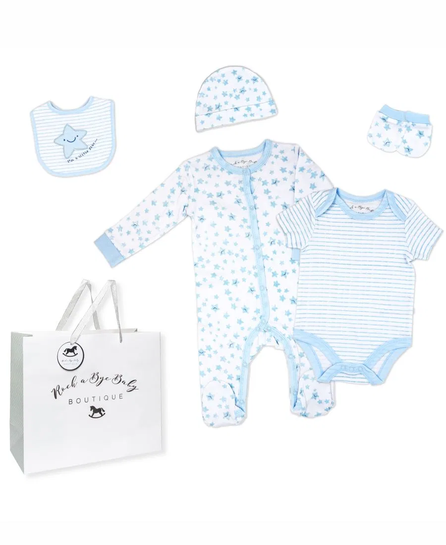 Комплект боди и слипа из хлопка I'M A Star Rock-A-Bye Baby Boutique, I'M A Star