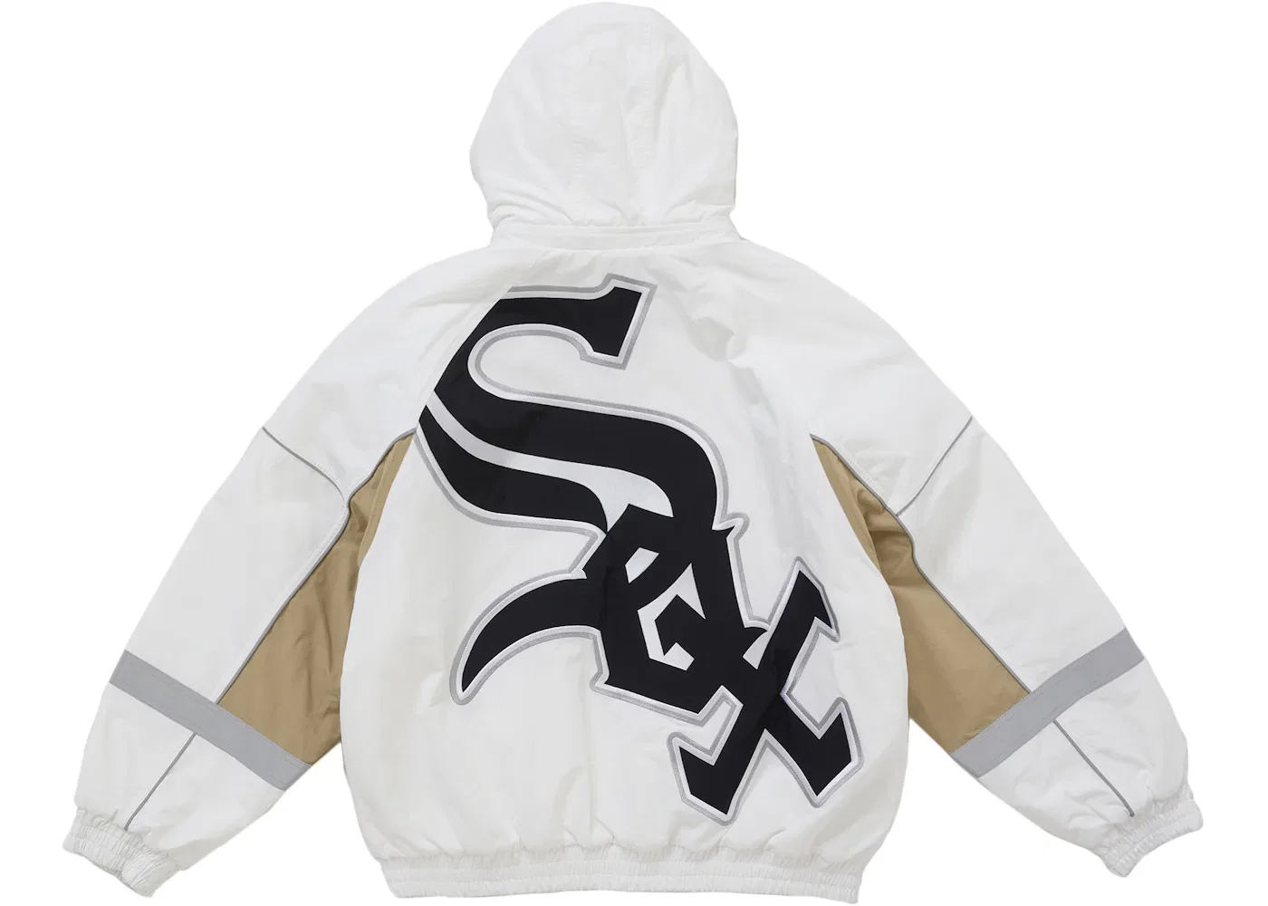 Мужская куртка с принтом Supreme Chicago White Sox Stadium Jacket, White — фото 3