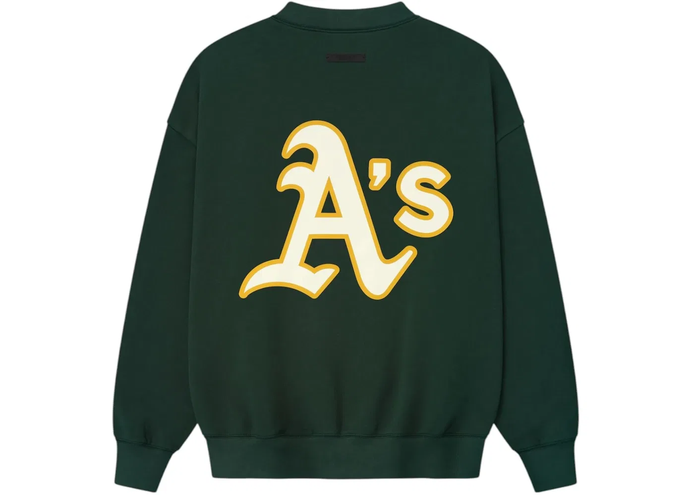 Мужской свитшот с длинным рукавом Fear of God Essentials Athletics Sport Crewneck, Forest — фото 2