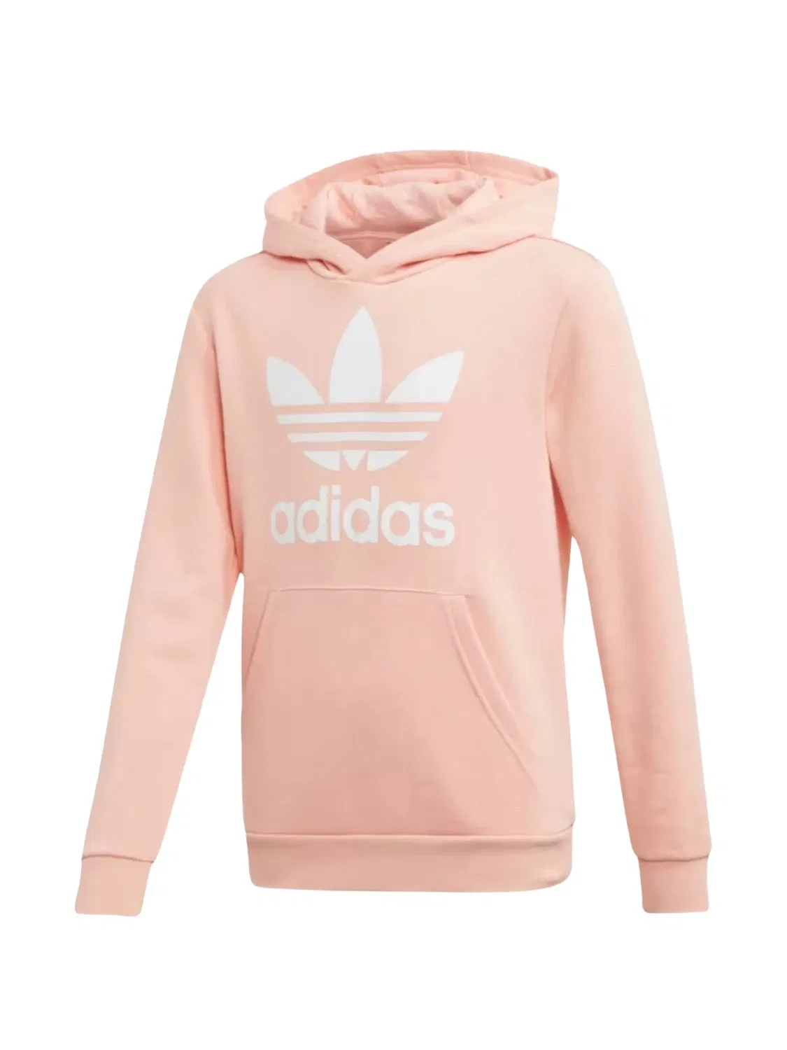 Худи с принтом в виде трилистника Adidas Kids, розовый
