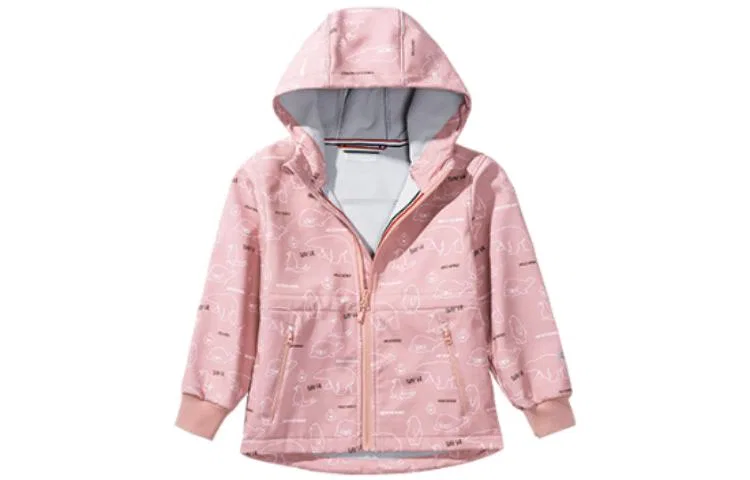 Детская ветровка для девочек PELLIOT, Cherry Blossom Pink Print