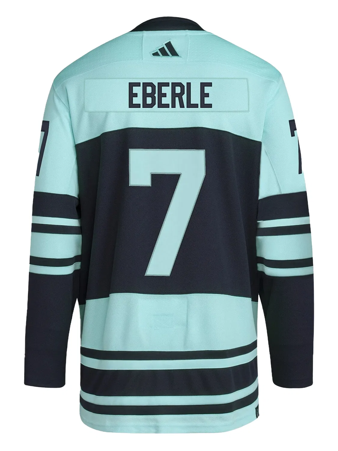 Футболка NHL Seattle Kraken Jordan Eberle Authentic Reverse Retro 2.0 Adidas, синий — фото 2
