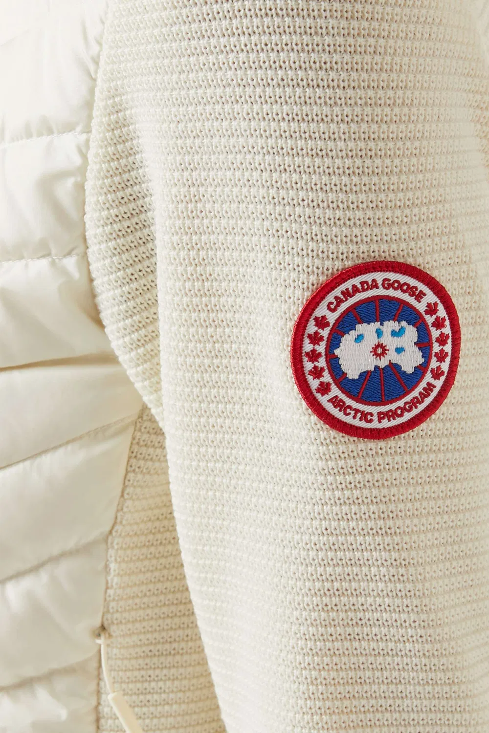 Куртка вязаная HyBridge Canada Goose, белый — фото 4