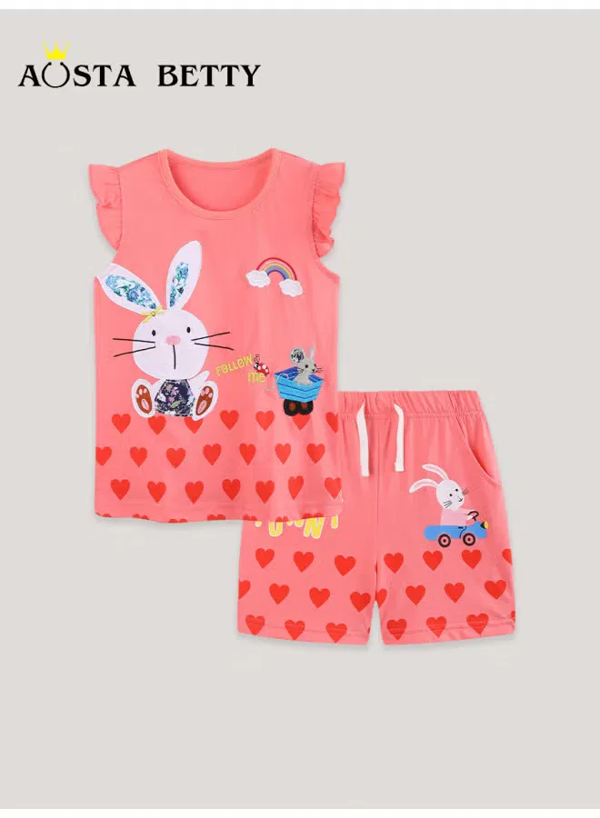 Комплект детской одежды с вышивкой кролика Aosta Betty Store — фото 2