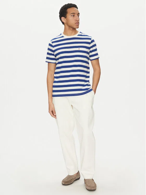 Футболка regular fit Essential Tommy Hilfiger, синий — фото 2