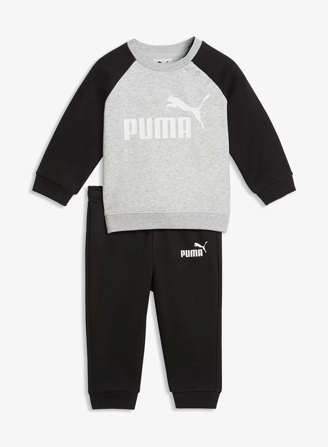 Комплект детский с длинным рукавом Minicats Essential Raglan Crew Puma, черный