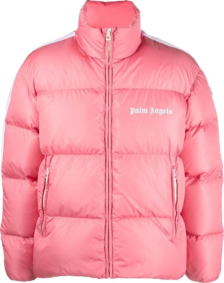 

Куртка Palm Angels Classic Track Down Jacket 'Pink/White', розовый