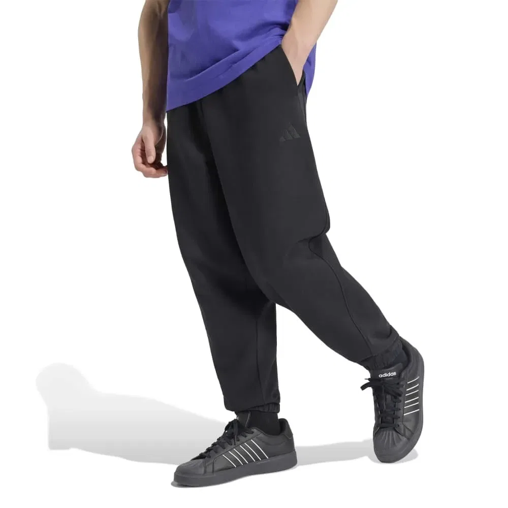 Брюки спортивные Regular Cuffed Adidas, черный