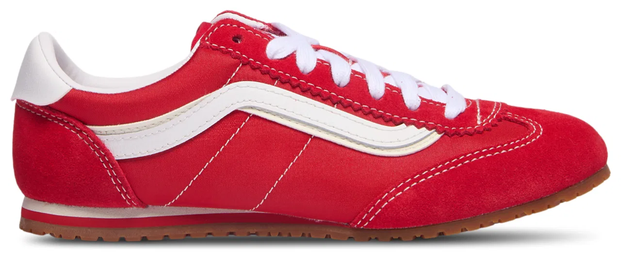 Кеды для девочек Super Low Pro Vans, цвет White/Red