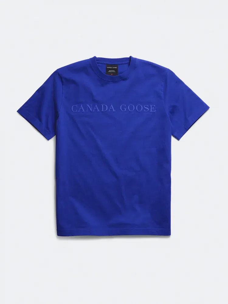 Футболка с принтом, Vintage CANADA GOOSE, Royal Blue
