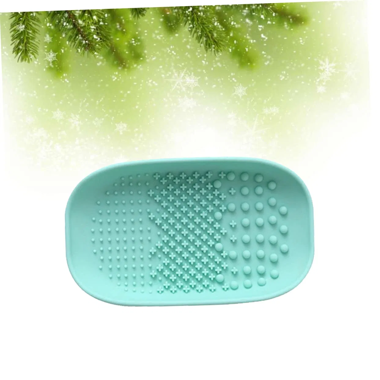 Пластина для очистки кистей, FOMIYES, 1 шт, 15.2 x 9 x 3 см, Green — фото 4