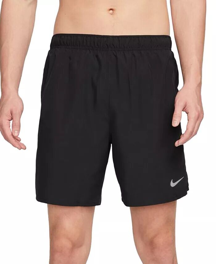 Мужские беговые шорты Challenger Dri-FIT с короткой подкладкой 7 дюймов Nike, черный — фото 3