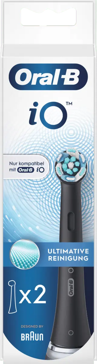 

Насадки-щетки iO Ultimate Cleaning черные 2 шт. Oral-B