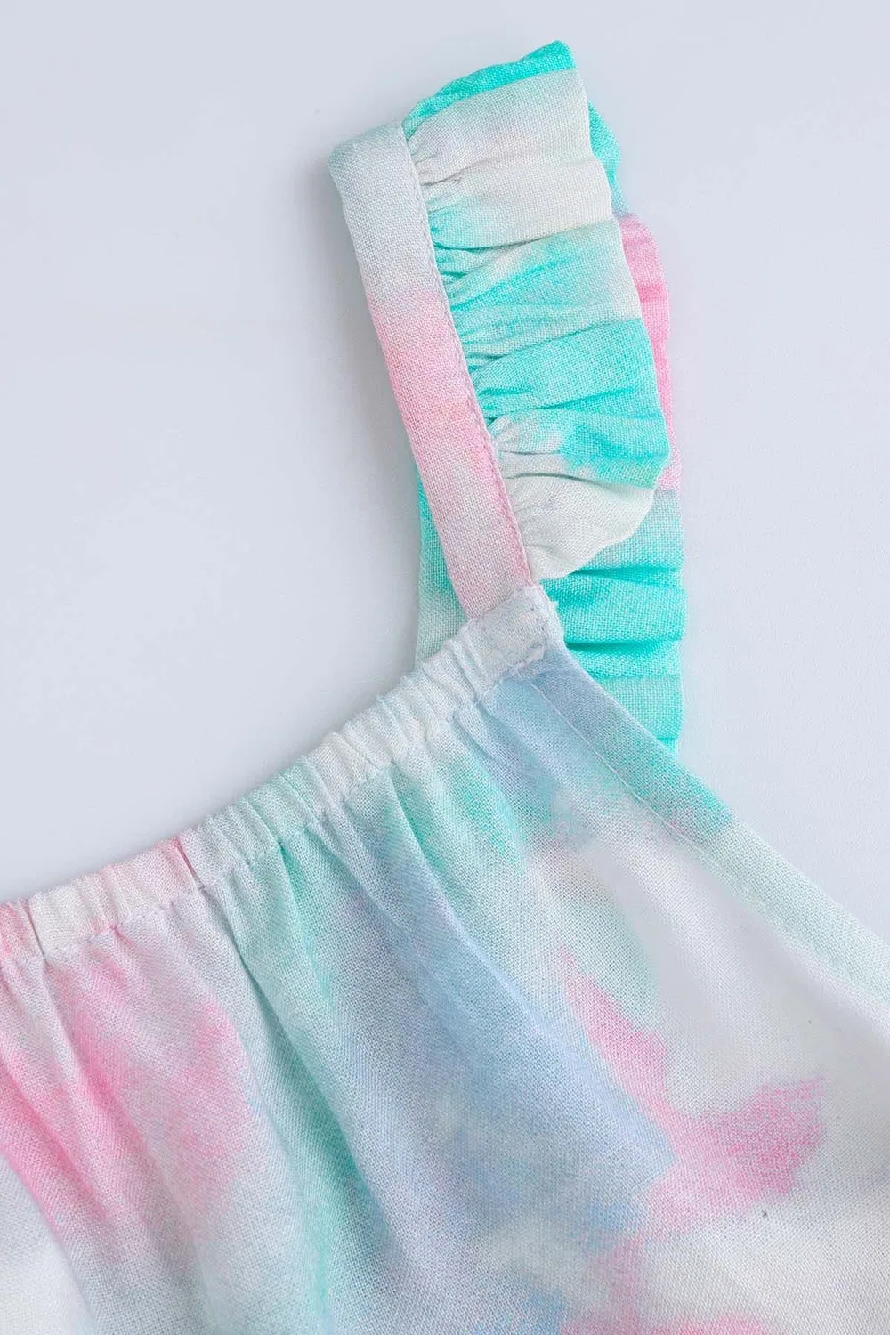 Платье с принтом Tie-Dye Coccodrillo, разноцветное — фото 3