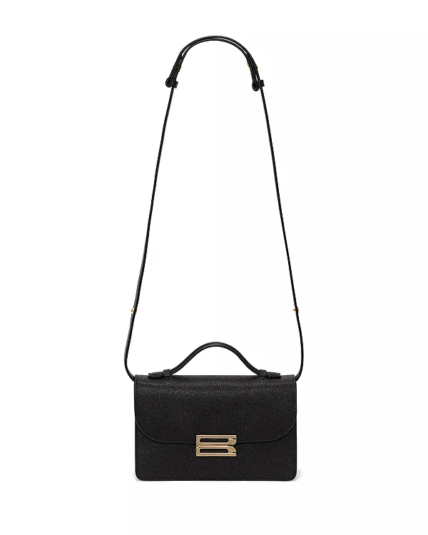 

Миниатюрная кожаная сумка через плечо "Дориан". Victoria Beckham, черный