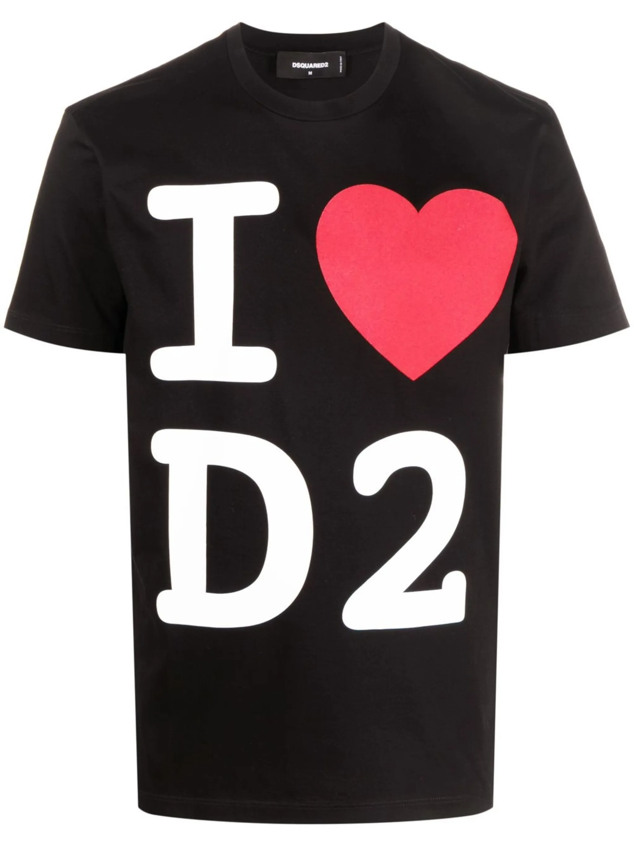 

Футболка Cool с принтом I Love D2 Dsquared2, черный