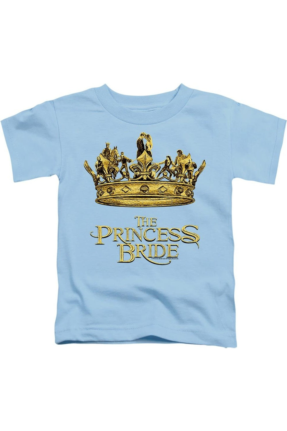 

Футболка с коротким рукавом "Корона принцессы" для детей Gildan, светло-голубой