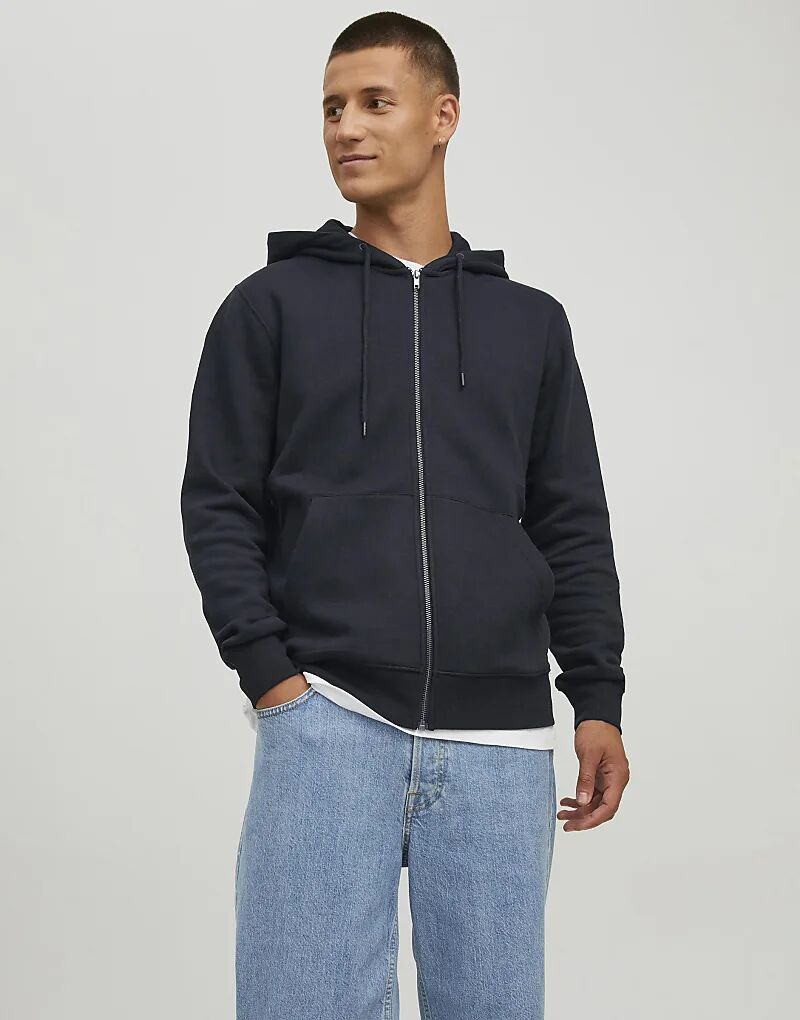 

Jack & Jones – Черная куртка с капюшоном