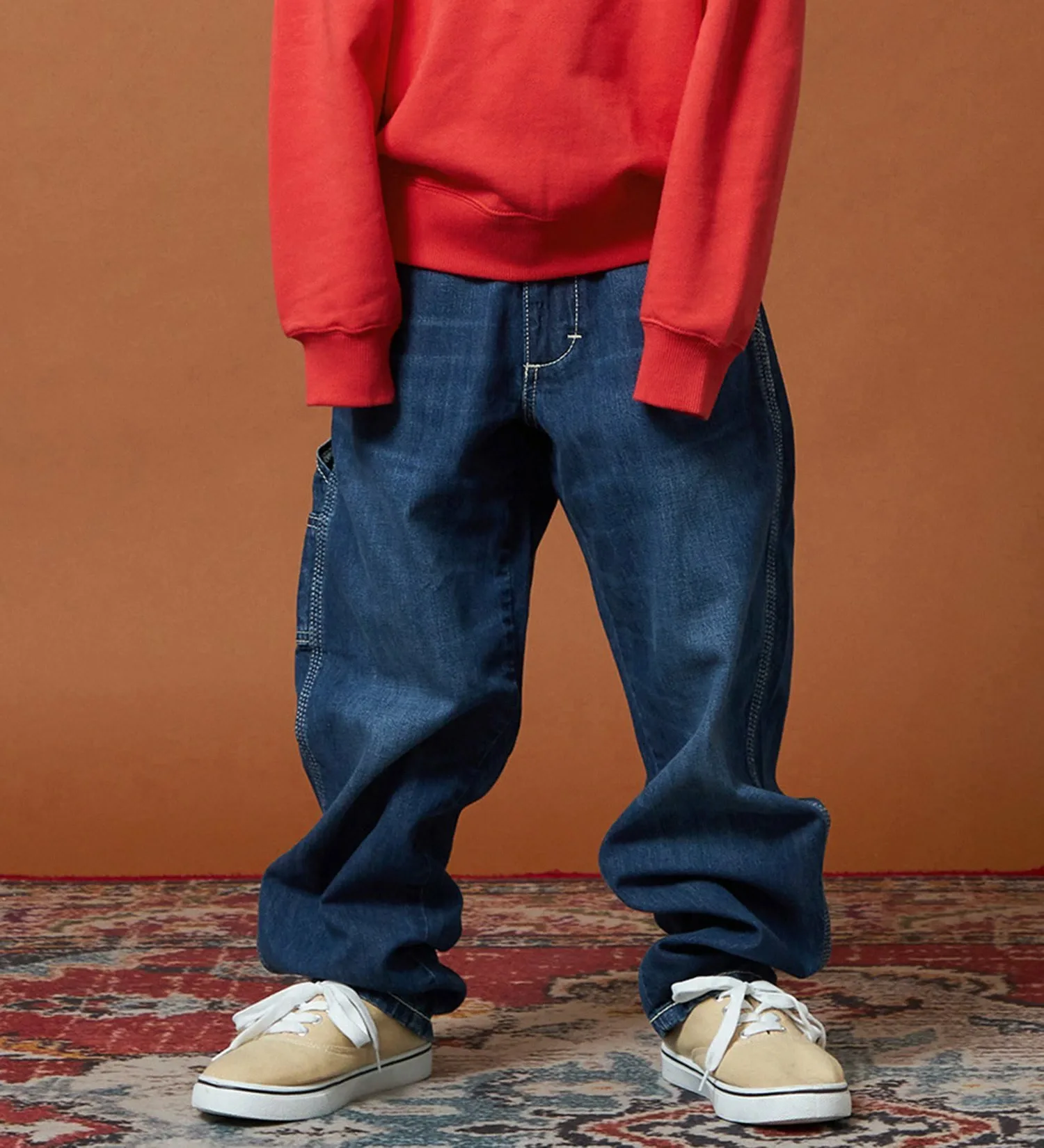 Детские брюки для рисования (размеры 110-160 см) Lee, Medium blue — фото 3