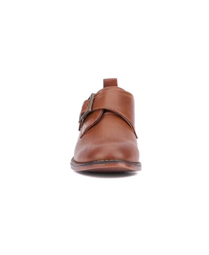 Мужские туфли Joey Dress Monk Strap для подростков XRAY, коричневый/бежевый — фото 4