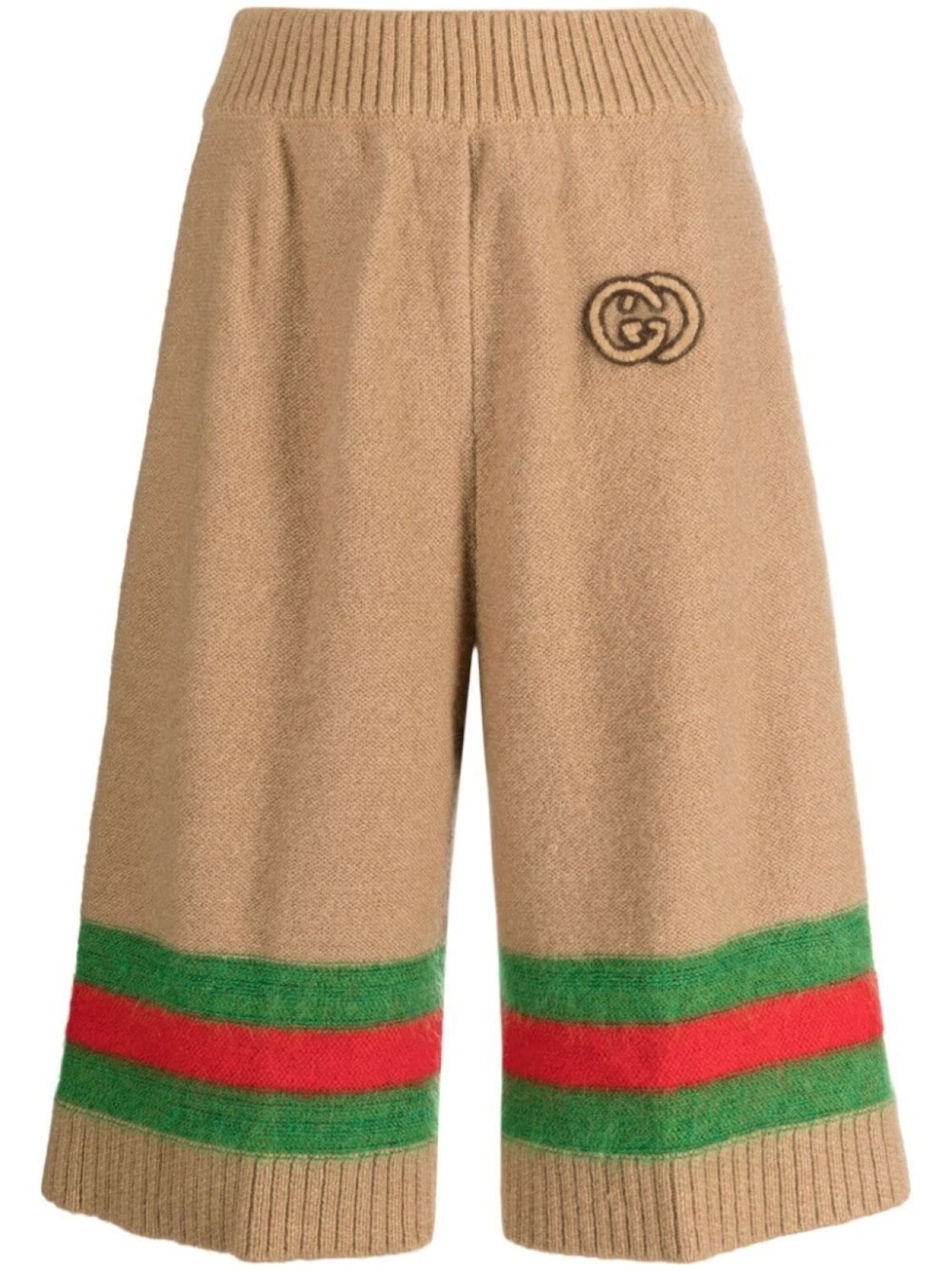 

Gucci жаккардовые шорты с отделкой Web, коричневый