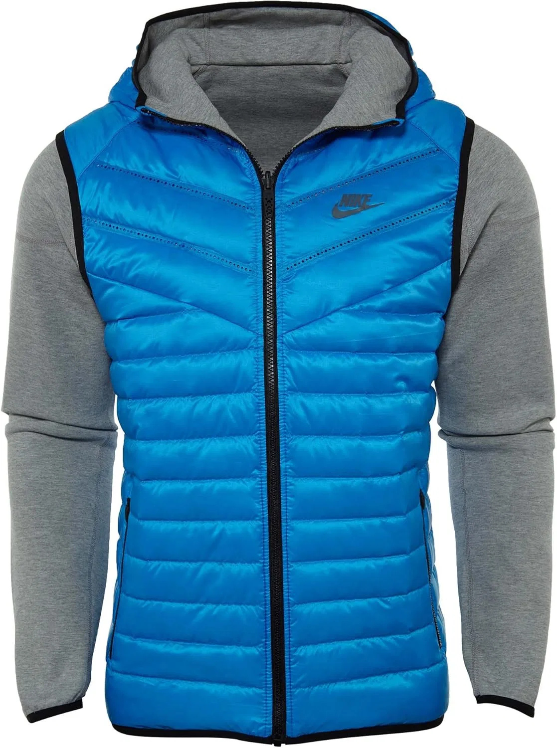 Куртка активная Nike Tech Fleece Aeroloft Windrunner, синий/серый