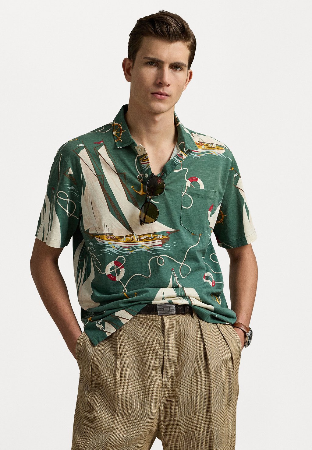 

Рубашка поло SHORT SLEEVE POLO SHIRT Polo Ralph Lauren, мультиколор