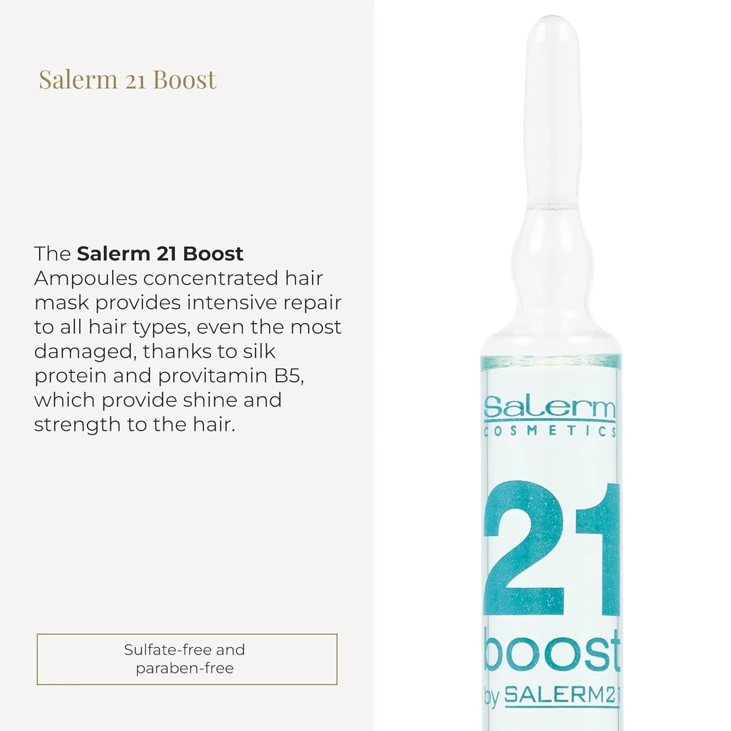 Концентрированная маска для волос Salerm 21 Boost от SALERM (8 x 13 мл) Salerm — фото 2