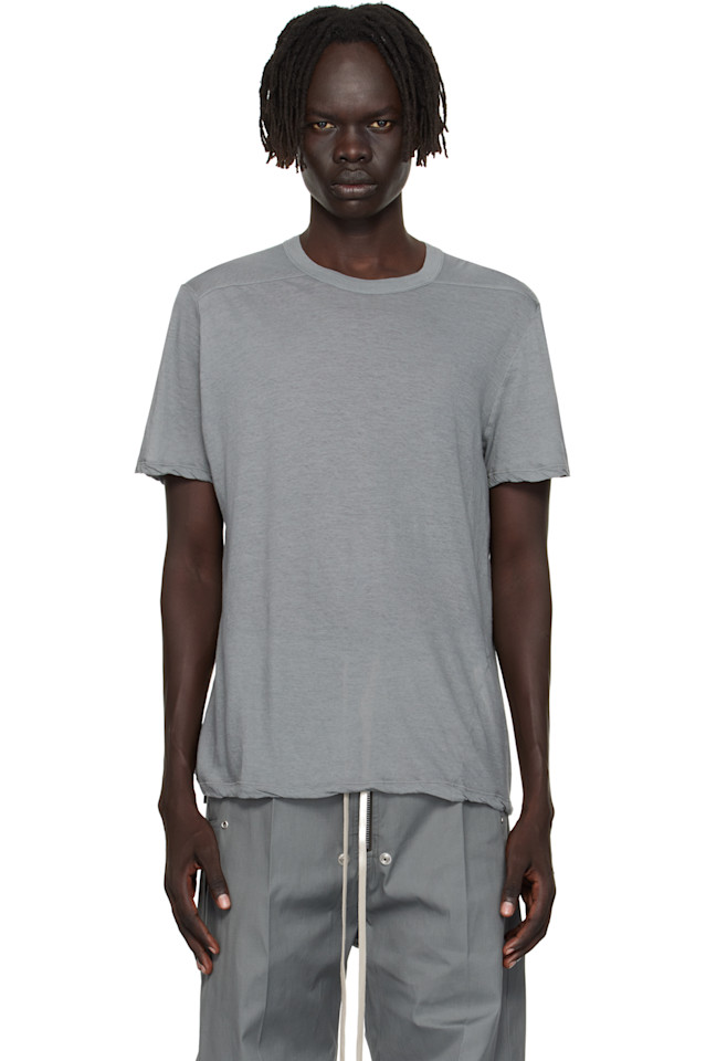 

Rick Owens Серая футболка с коротким рукавом "Конкордианс"