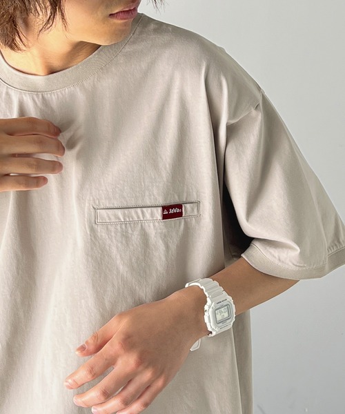 

Футболка оверсайз из мерсеризованного хлопка с завязками по низу Java Collaboration, серо-бежевый