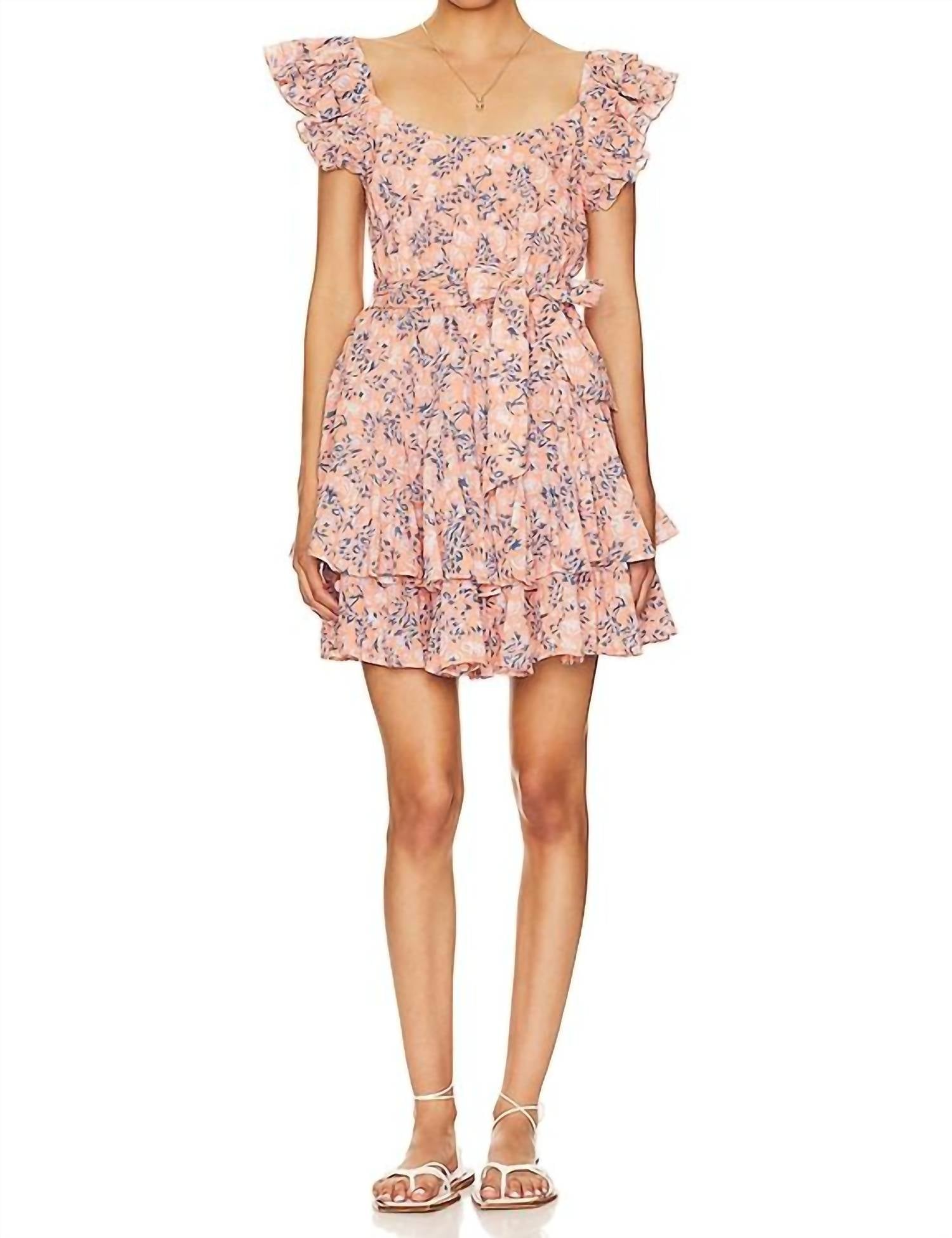 

Мини-платье Britt в цветочек Positano Cleobella, цвет positano floral
