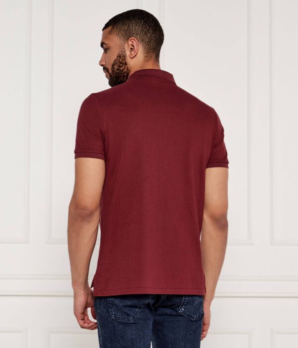 Рубашка поло Custom slim fit Polo Ralph Lauren, красный — фото 3