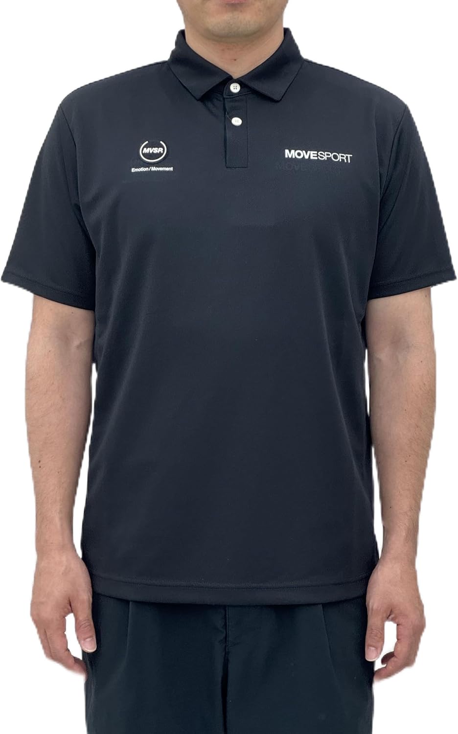 

Мужская поло-рубашка Move Sports с коротким рукавом, короткий рукав, влагоотводящая, быстросохнущая, эластичная, для тренировок Movesport