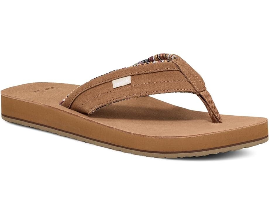 

Сандалии Sanuk Ziggy ST Suede, цвет Dark Tan