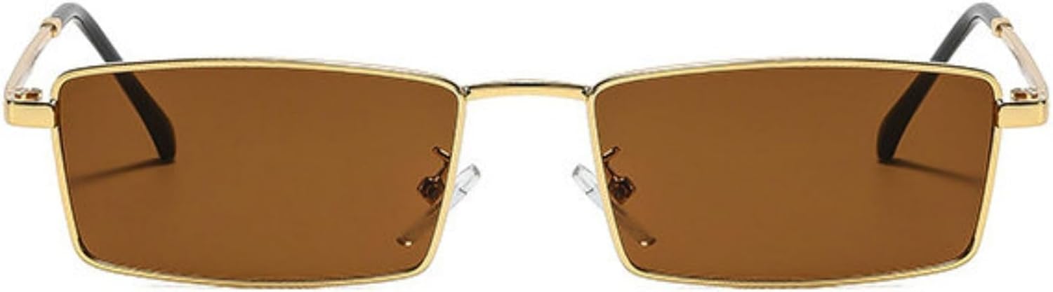 

Солнцезащитные очки Willochra Y2k узкой прямоугольной формы для женщин и мужчин в стиле ретро 2026, тонкая металлическая оправа, квадратная форма, защита от ультрафиолета UV400, C3