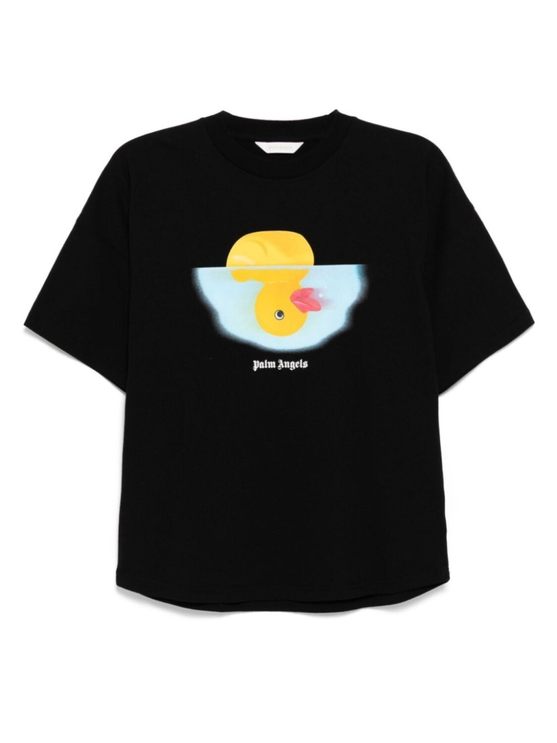 

Футболка с резиновой уткой Palm Angels Kids, черный