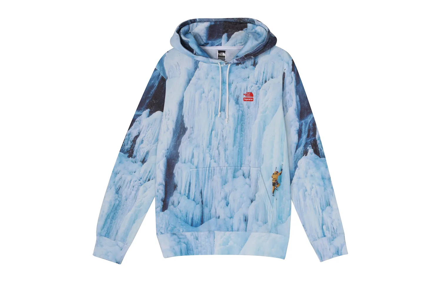 Толстовка с капюшоном The North Face Ice Climb Supreme, синий